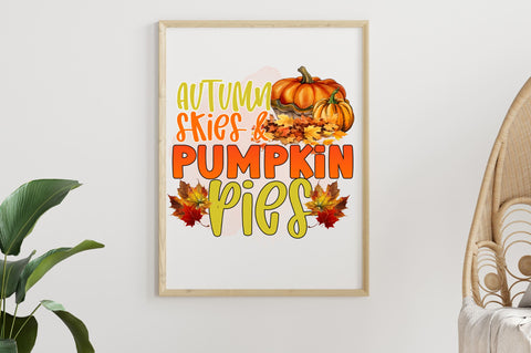 Fall Sublimation Bundle, Pumpkin png design Sublimation Regulrcrative 