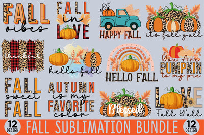 Fall Sublimation Bundle Sublimation SVGista 