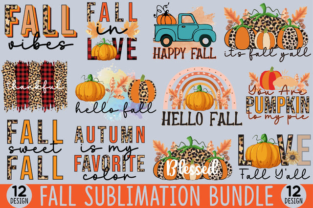 Fall Sublimation Bundle Sublimation SVGista 
