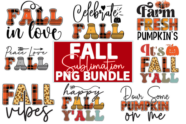 Fall Sublimation Bundle SVG CraftingStudio 
