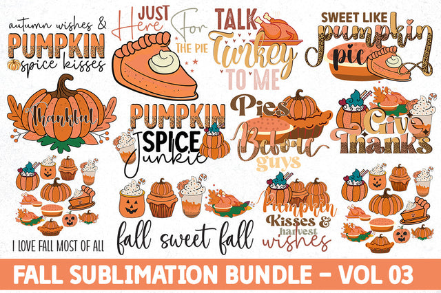 Fall Sublimation Bundle SVG fokiira 