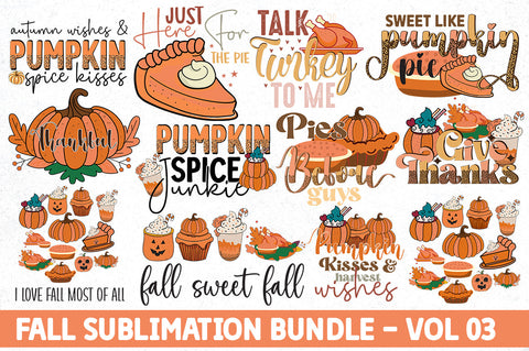 Fall Sublimation Bundle SVG fokiira 