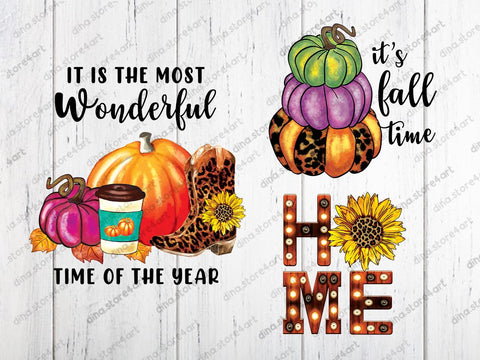 Fall Sublimation collection Sublimation Dina.store4art 