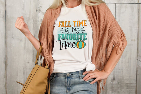 Fall Sublimation Design | Fall Time is My Favorite Time Sublimation CraftLabSVG 