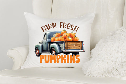 Fall Sublimation Design | Farm Fresh Pumpkins Sublimation CraftLabSVG 