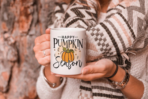 Fall Sublimation Design - Happy Pumpkin Season Sublimation CraftLabSVG 