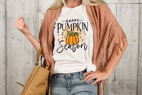 Fall Sublimation Design - Happy Pumpkin Season Sublimation CraftLabSVG 