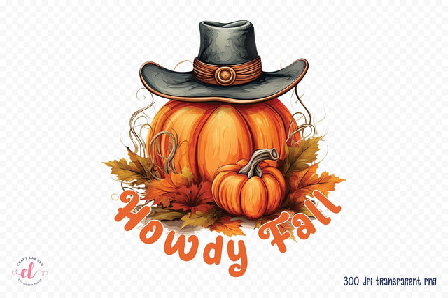 Fall Sublimation Design | Howdy Fall PNG Sublimation CraftLabSVG 