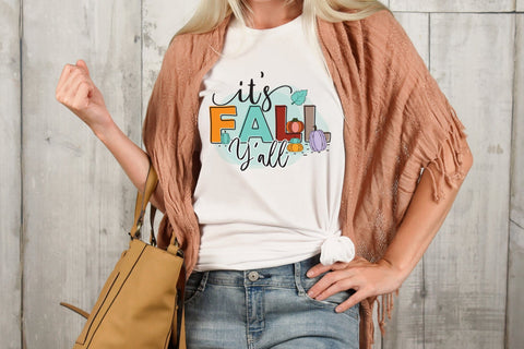Fall Sublimation Design | It's Fall Y'all PNG Sublimation CraftLabSVG 
