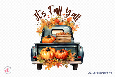 Fall Sublimation Design - It's Fall Y'all Sublimation CraftLabSVG 