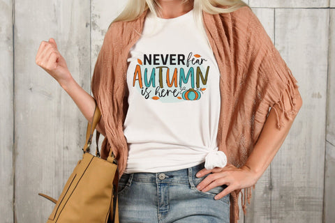 Fall Sublimation Design | Never Fear Autumn is Here Sublimation CraftLabSVG 