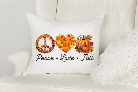 Fall Sublimation Design, Peace Love Fall Sublimation CraftLabSVG 