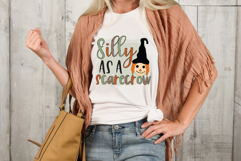 Fall Sublimation Design - Silly As a Scarecrow PNG Sublimation CraftLabSVG 