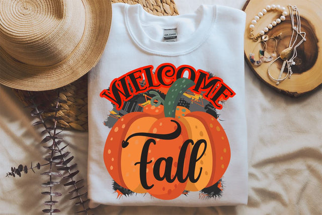 Fall sublimation, PNG file, Pumpkin PNG, Fall png Sublimation BB Type Studios 