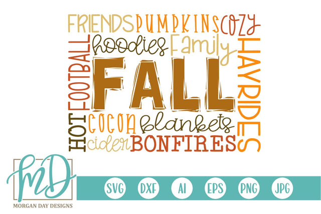 Fall Subway Art SVG Morgan Day Designs 