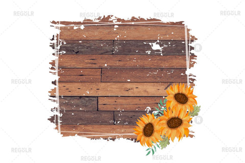 Fall Sunflowers Sublimation Background bundle Sublimation Regulrcrative 