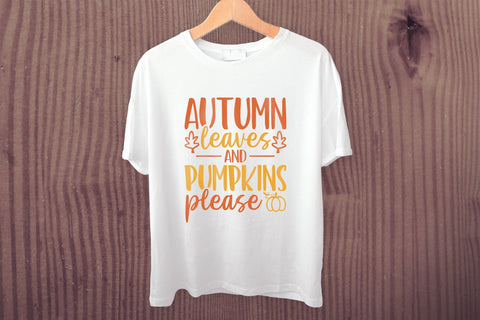 Fall SVG - Autumn Leaves & Pumpkins Please SVG CraftLabSVG 
