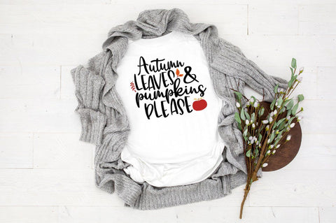 Fall SVG - Autumn Leaves & Pumpkins Please SVG Simply Cutz 