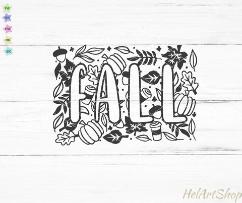 Fall SVG, Autumn Leaves svg SVG _HelArtShop_ 