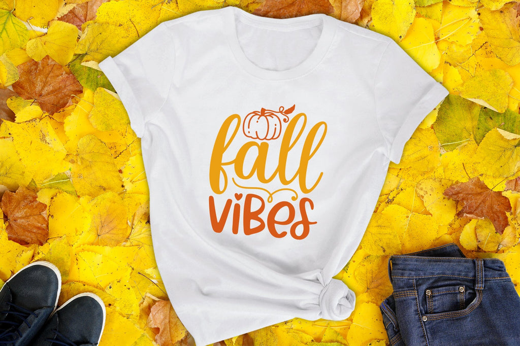 Fall SVG, Autumn SVG, Fall Vibes Cut File - So Fontsy