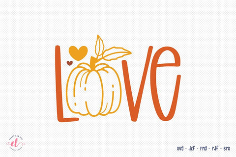 Fall SVG, Autumn SVG, Love Cut File SVG CraftLabSVG 