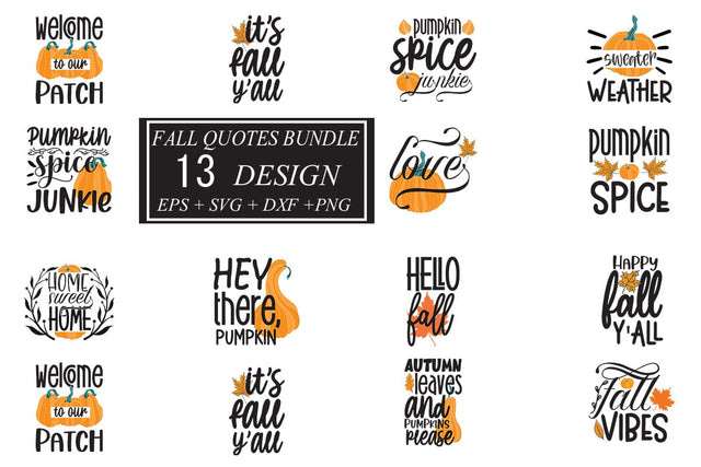 Fall SVG bundle 13 design SVG svgteam 