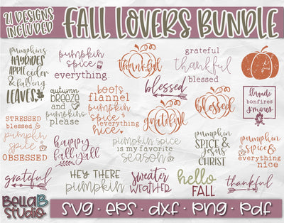 Fall SVG Bundle, Autumn SVG Bundle SVG TB Designs 