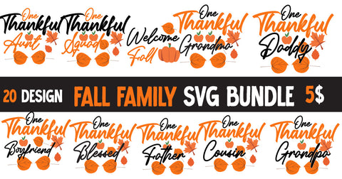 Fall SVG Bundle ,Autumn SVG Bundle , Thanksgiving SVG Bundle , Funny Fall SVG Bundle Quotes SVG BlackCatsMedia 