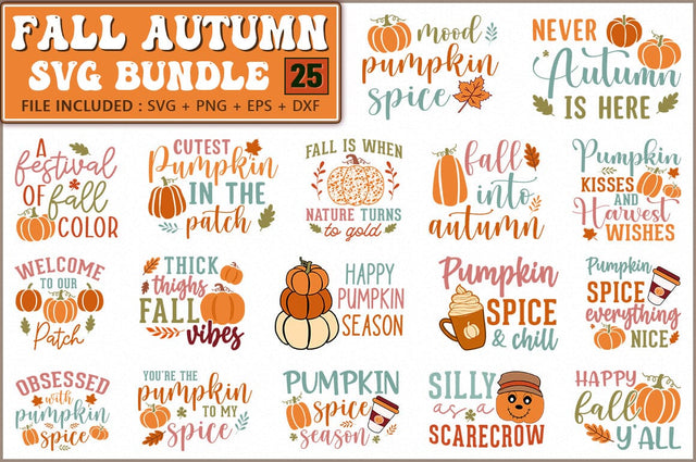 Fall SVG Bundle, Autumn SVG Designs SVG Shetara Begum 