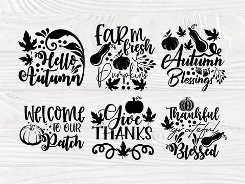 Fall SVG Bundle, Autumn Svg, Pumpkin Svg Files SVG TonisArtStudio 
