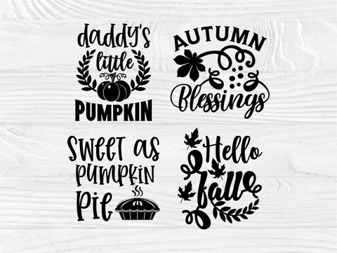 Fall SVG Bundle, Autumn Svg, Pumpkin Svg Files SVG TonisArtStudio 