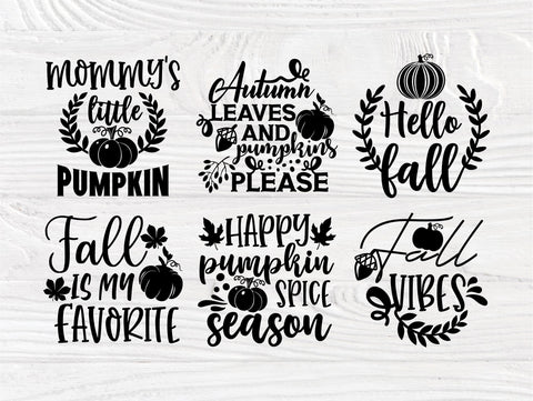 Fall SVG Bundle, Autumn Svg, Pumpkin Svg Files SVG TonisArtStudio 