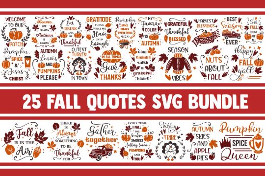 Fall SVG Bundle, autumn svg, pumpkin svg, turkey svg, thanksgiving svg, thankful svg, blessed svg, fall sign svg, svg designs, svg quotes SVG James 