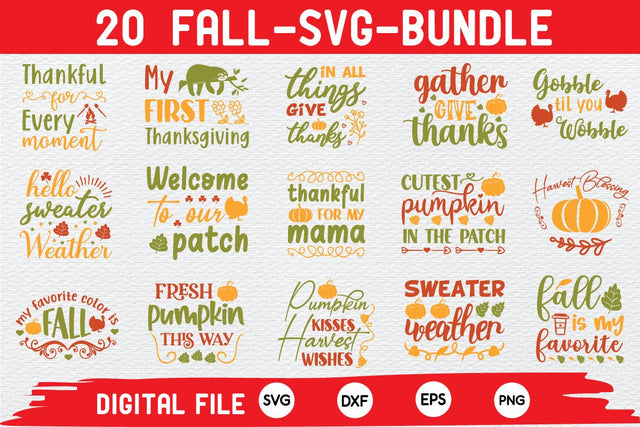 fall svg bundle cut file SVG buydesign 