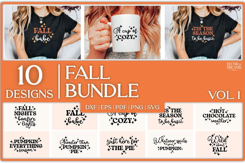 Fall SVG Bundle | Pumpkin Season SVG Bundle SVG Decor and Dreams 