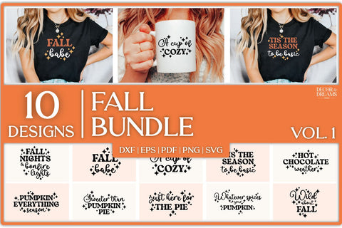 Fall SVG Bundle | Pumpkin Season SVG Bundle SVG Decor and Dreams 