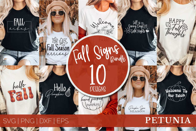 Fall SVG Bundle | Pumpkin Spice SVG | Fall SVG SVG Petunia Digital Design 