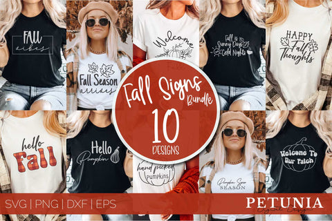 Fall SVG Bundle | Pumpkin Spice SVG | Fall SVG SVG Petunia Digital Design 