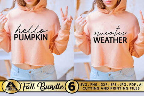 Fall SVG Bundle Pumpkin SVG Autumn SVG T-shirt Mug Designs SVG zoellartz 