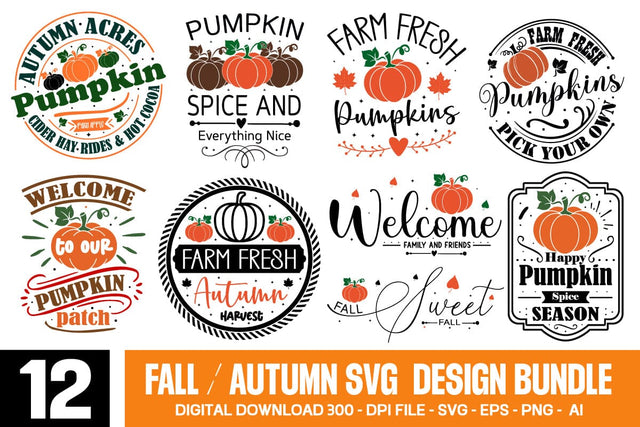 Fall SVG Bundle, Pumpkin svg, Fall, Best Seller.Thinksgiving Svg Bundle SVG designmaster24 