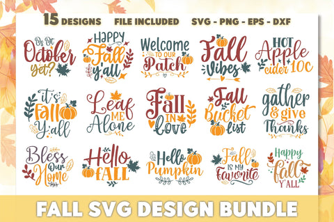 Fall SVG Bundle SVG Ariyan 