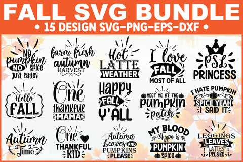 Fall SVG Bundle SVG Ariyan 