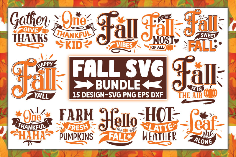 Fall SVG Bundle SVG Ariyan 