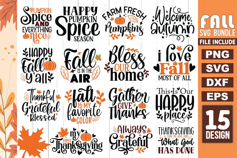 Fall SVG Bundle SVG Ariyan 