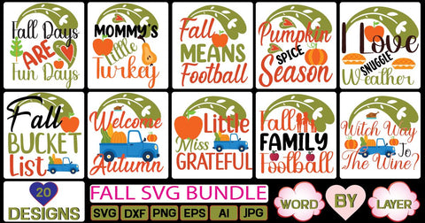 FALL SVG BUNDLE SVG Cut File SVG Studio Innate 