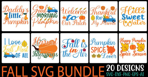 fall svg bundle SVG Cut File SVGs, Quotes and Sayings, Food & Drink, Holiday,On Sale, SVG Studio Innate 
