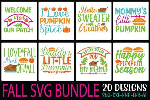 fall svg bundle SVG Cut File SVGs, Quotes and Sayings, Food & Drink, Holiday,On Sale, SVG Studio Innate 