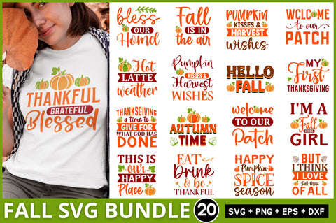 Fall SVG Bundle SVG Regulrcrative 