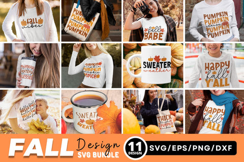 Fall SVG Bundle SVG Regulrcrative 