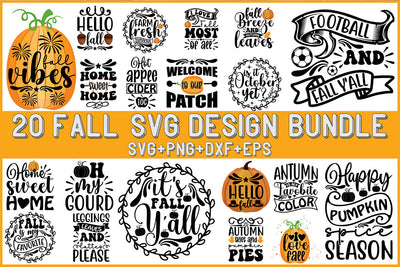 Fall Svg Bundle SVG Rupkotha 